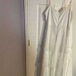 White Sparkly Dress for Prom/Bride perfect condition